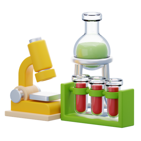 Laboratory Equipment  3D Icon