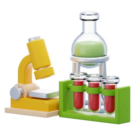 Laboratory Equipment  3D Icon