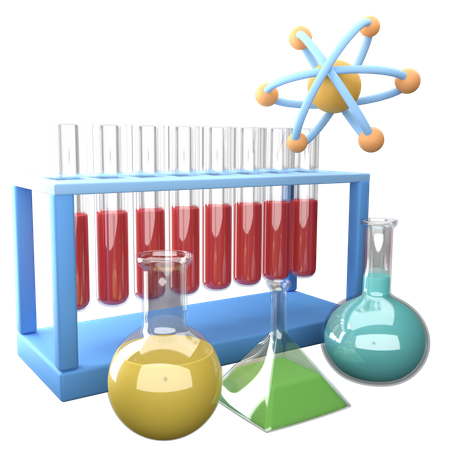 Laboratory Equipment  3D Icon