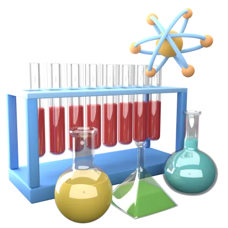 Laboratory Equipment  3D Icon