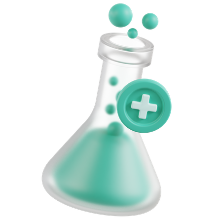 Laboratory Flask  3D Icon
