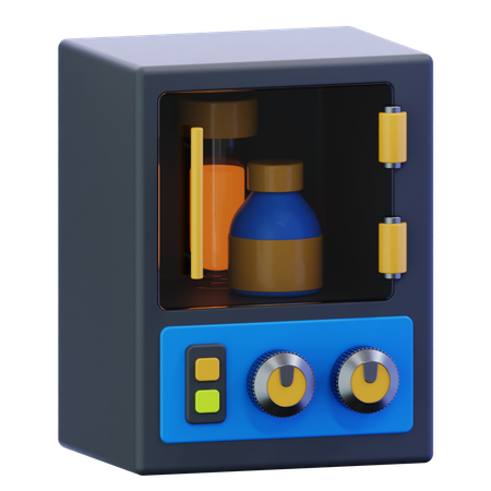 Laboratory Fridge  3D Icon