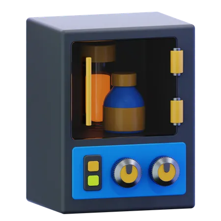 Laboratory Fridge  3D Icon