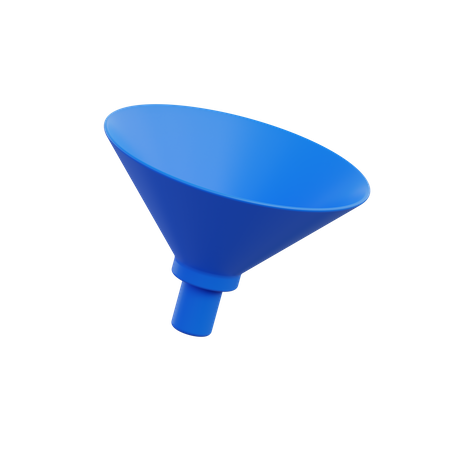 Laboratory Funnel  3D Illustration