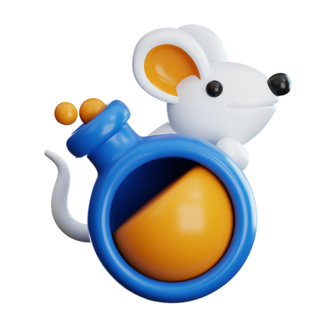 Laboratory Mouse  3D Icon