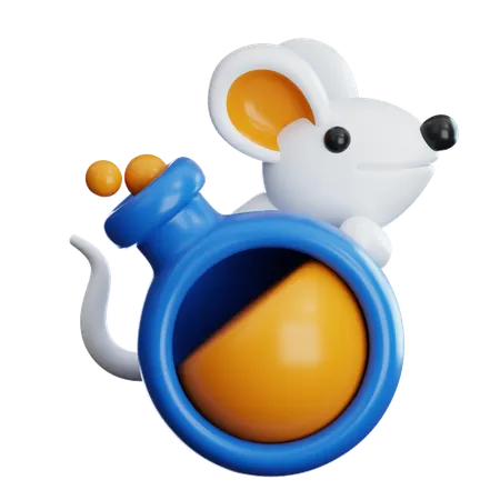 Laboratory Mouse  3D Icon