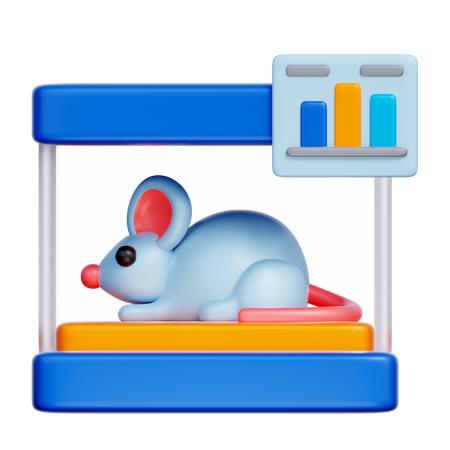 Laboratory Mouse  3D Icon