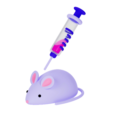 Laboratory Mouse Testing  3D Icon