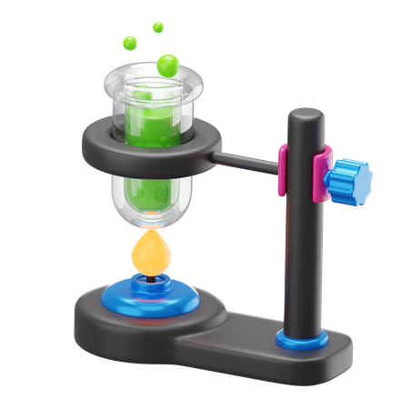 Laboratory test  3D Icon