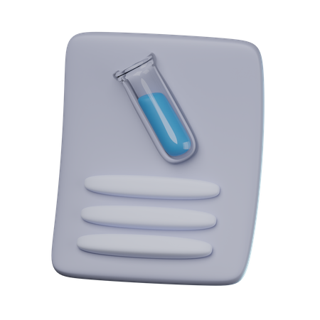 Laboratory Test  3D Icon