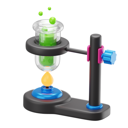 Laboratory test  3D Icon