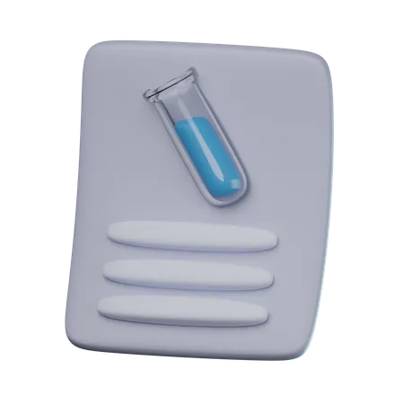 Laboratory Test  3D Icon