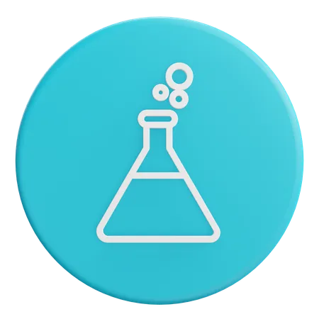 Laboratory Test Tube  3D Icon