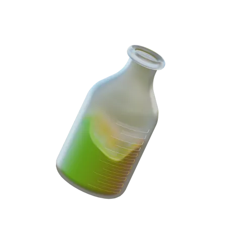 Laborflasche  3D Illustration