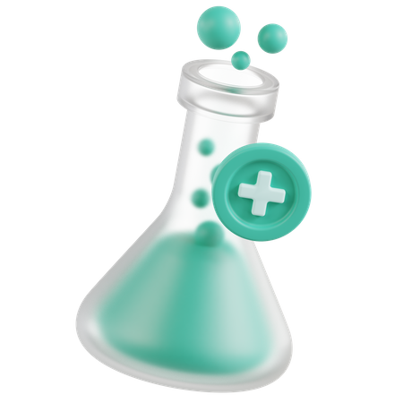 Laborflasche  3D Icon