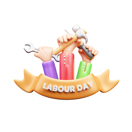 Labour Day  3D Icon