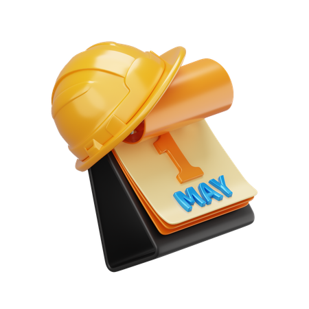 Labour Day Calendar  3D Icon
