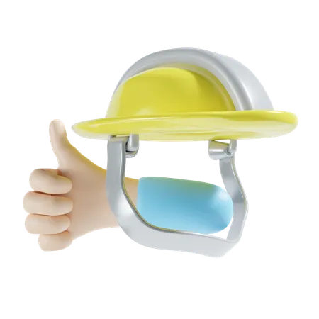 Labour Hat  3D Icon