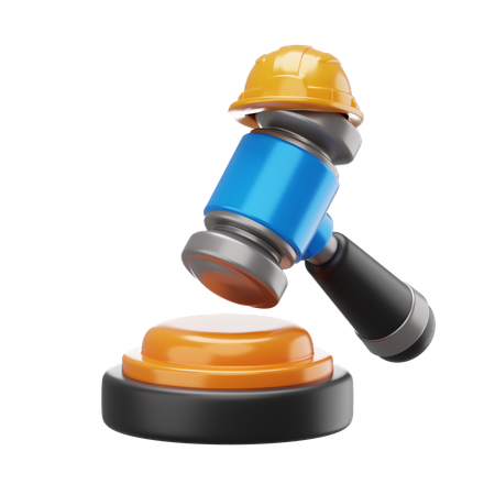 Labour Law  3D Icon