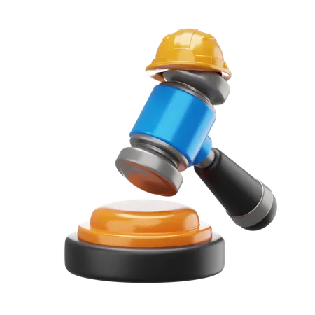 Labour Law  3D Icon