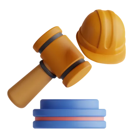 Labour Law  3D Icon