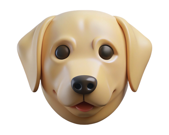 Labrador Retriever  3D Icon