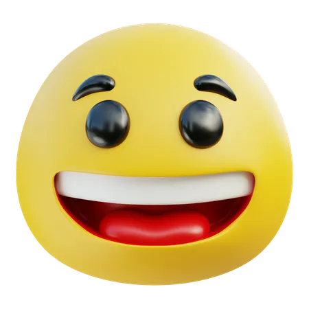 Lächeln-Emoji  3D Icon