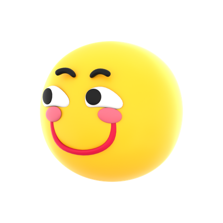 Lächeln-Emoji  3D Icon