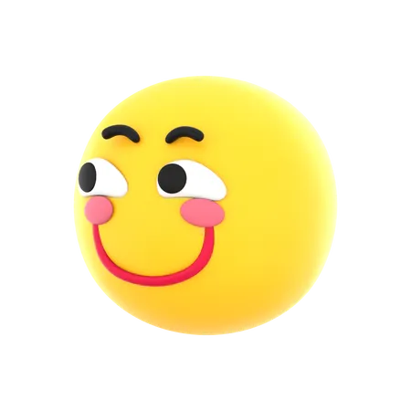 Lächeln-Emoji  3D Icon