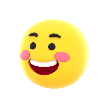 Lächeln-Emoji  3D Icon