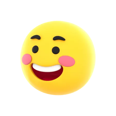 Lächeln-Emoji  3D Icon