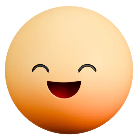 Lächeln-Emoji  3D Icon