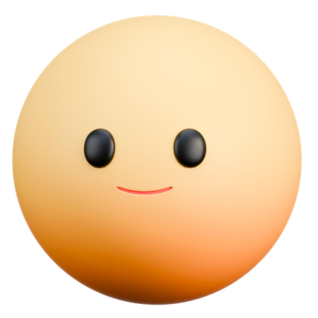 Lächeln-Emoji  3D Icon