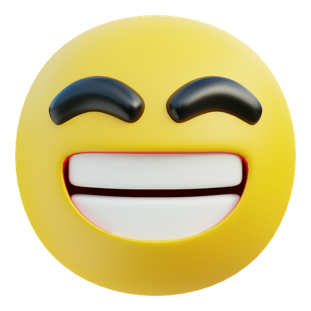 Lächeln-Emoji  3D Icon