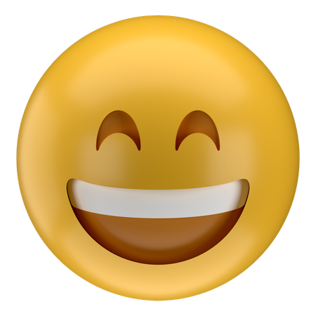 Lächeln-Emoji  3D Icon