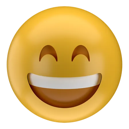 Lächeln-Emoji  3D Icon