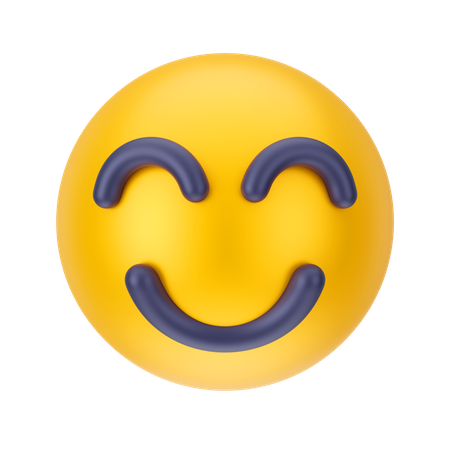 Lächeln-Emoji  3D Icon