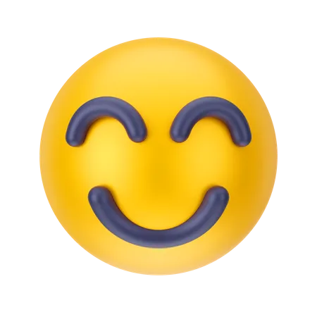 Lächeln-Emoji  3D Icon