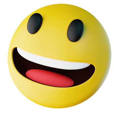 Lächeln-Emoji  3D Icon