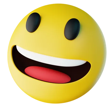 Lächeln-Emoji  3D Icon