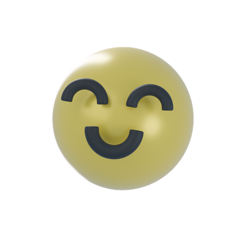 Lächeln-Emoji  3D Icon