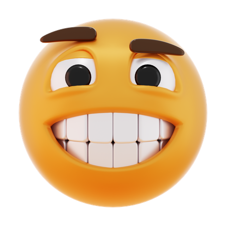 Lächeln-Emoticon  3D Icon