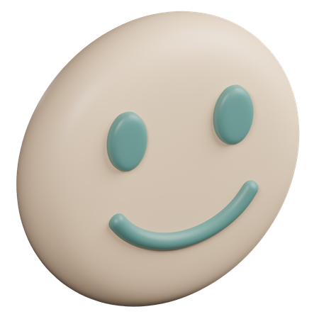 Lächeln-Emoticon  3D Icon