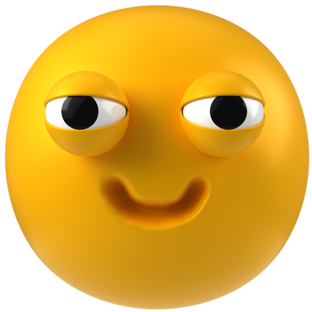 Lächelndes Emoji  3D Icon