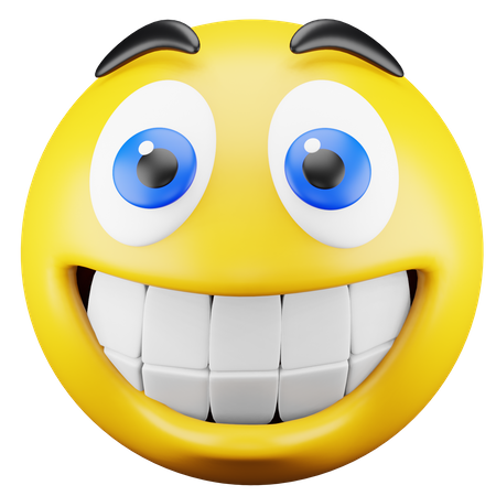 Lächelndes Emoji  3D Icon