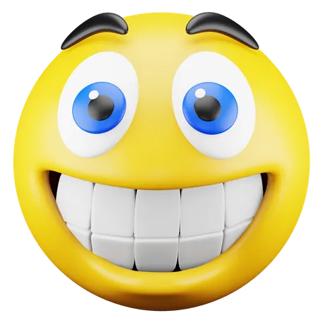 Lächelndes Emoji  3D Icon