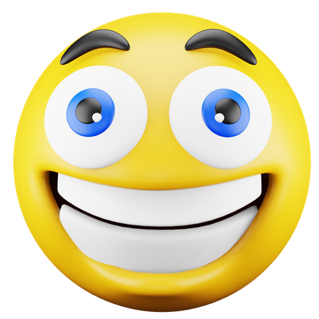 Lächelndes Emoji  3D Icon