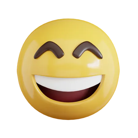 Lächelndes Emoji  3D Icon