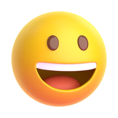 Lächelndes Gesicht-Emoji  3D Icon