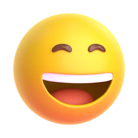 Lächelndes Gesicht-Emoji  3D Icon